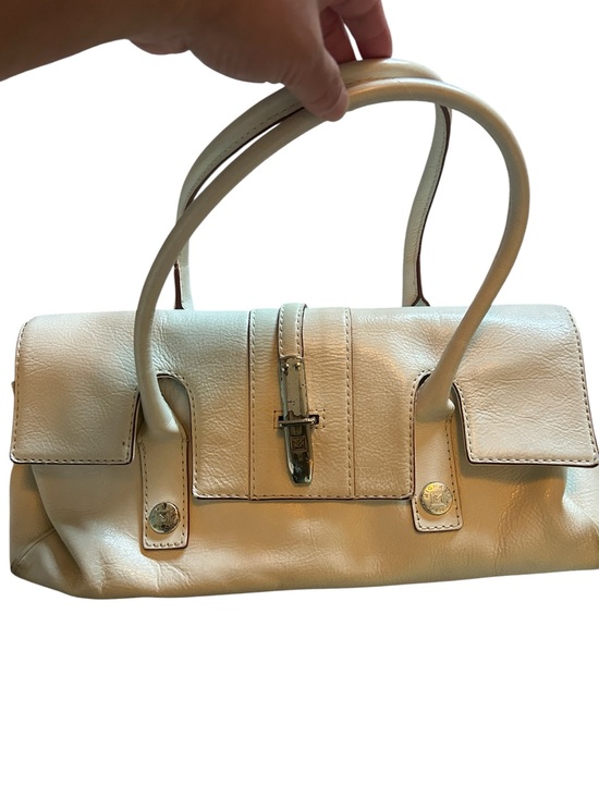 Michael Kors Handbags - vintage off-white leather Michael Kors shoulder bag